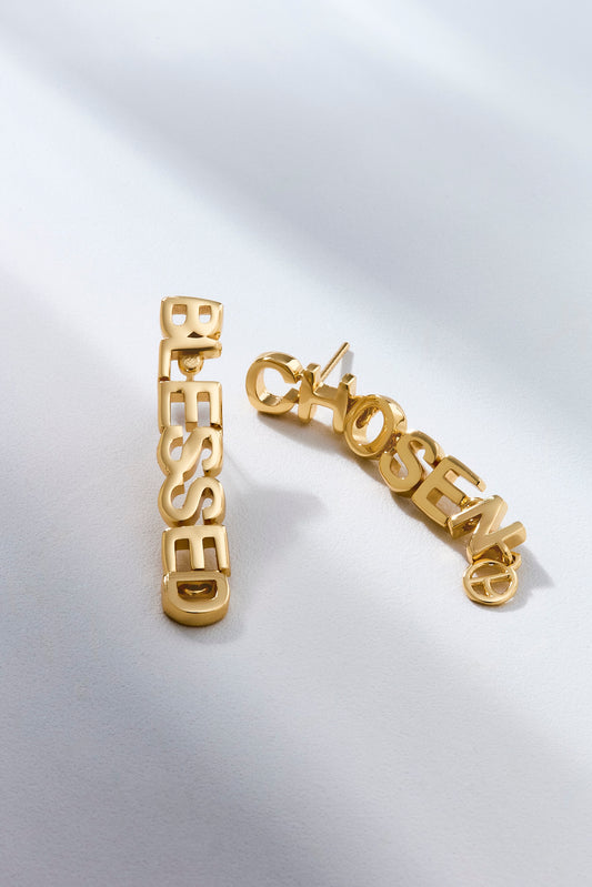 CHOSEN AND BLESSED EARRING