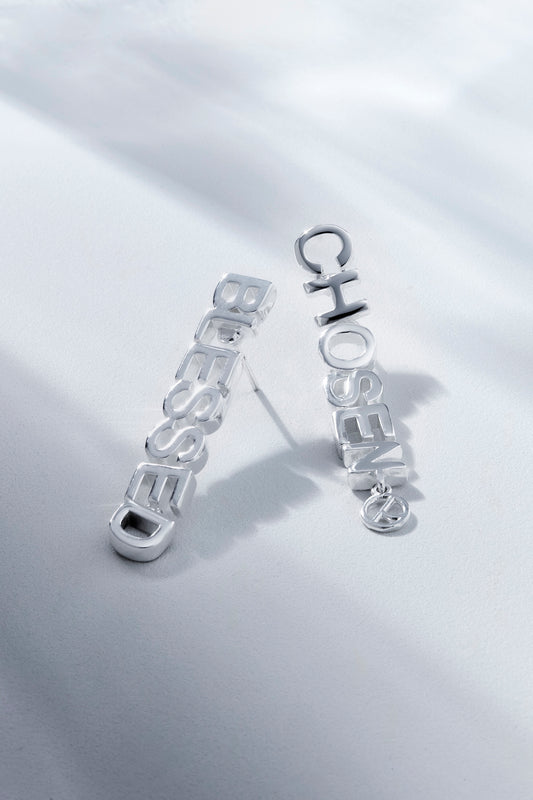CHOSEN AND BLESSED EARRING