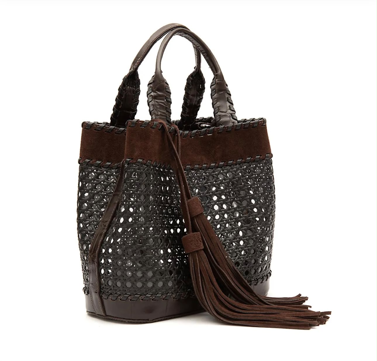 BOLSA TOTE PALHA SEXTAVADA MEDIA CAMURÇA CAFÉ