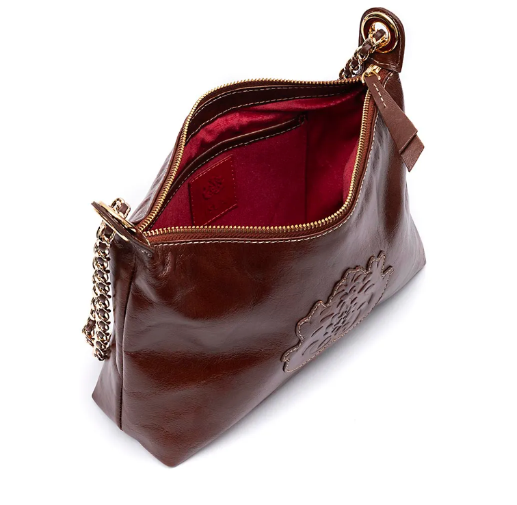 DAYSE CROSSBODY P EM COURO ESTONADO PINHÃO
