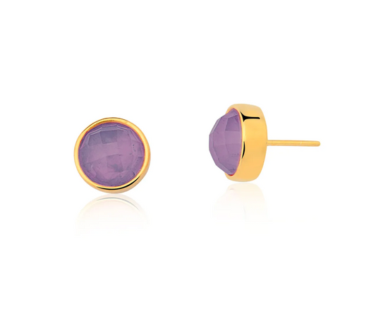 BOLA FACETADO EARRING