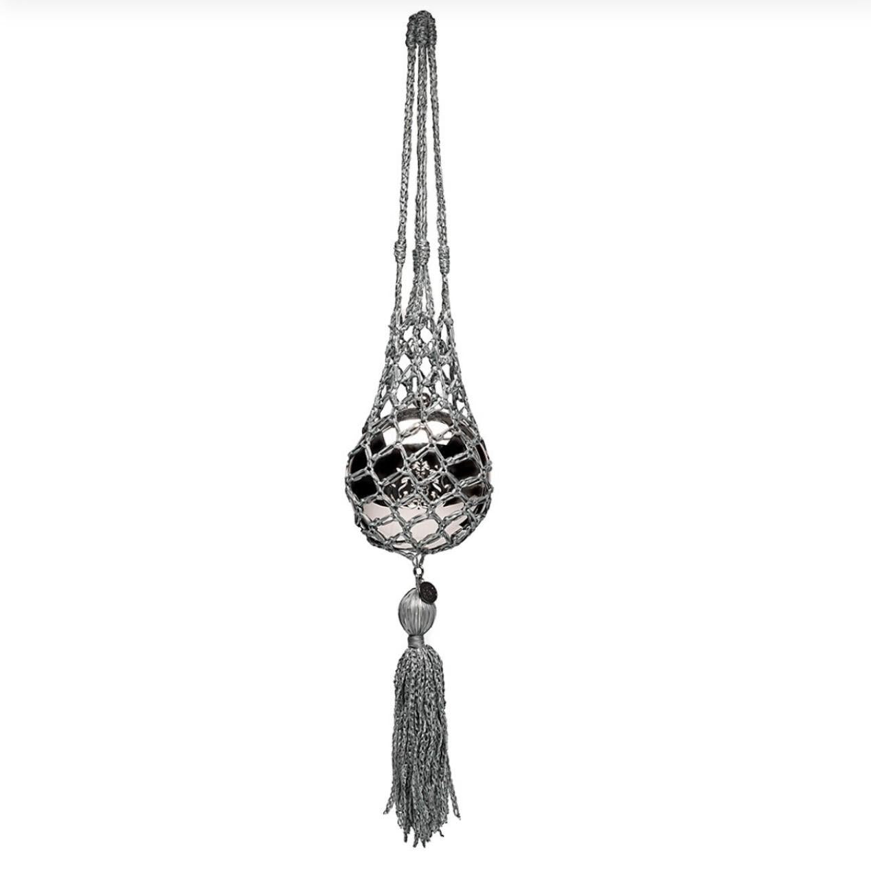 ARCHÉ RAFIA JADE SPHERE MAXI BAG SILVER