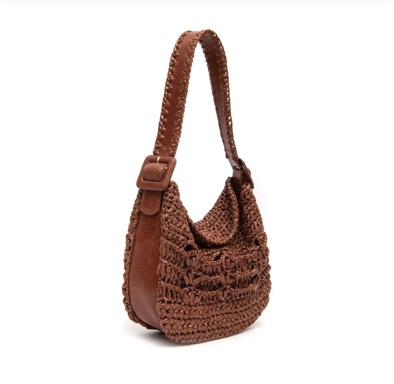 OPHELIA LATTE MINI HOBO BAG PINHAO CACAU