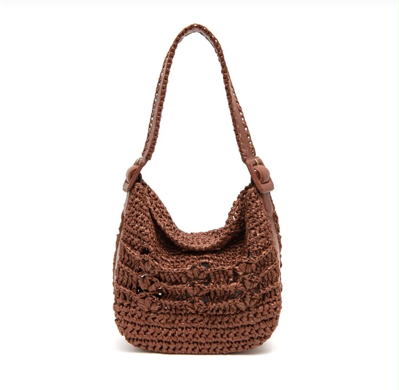 OPHELIA LATTE MINI HOBO BAG PINHAO CACAU