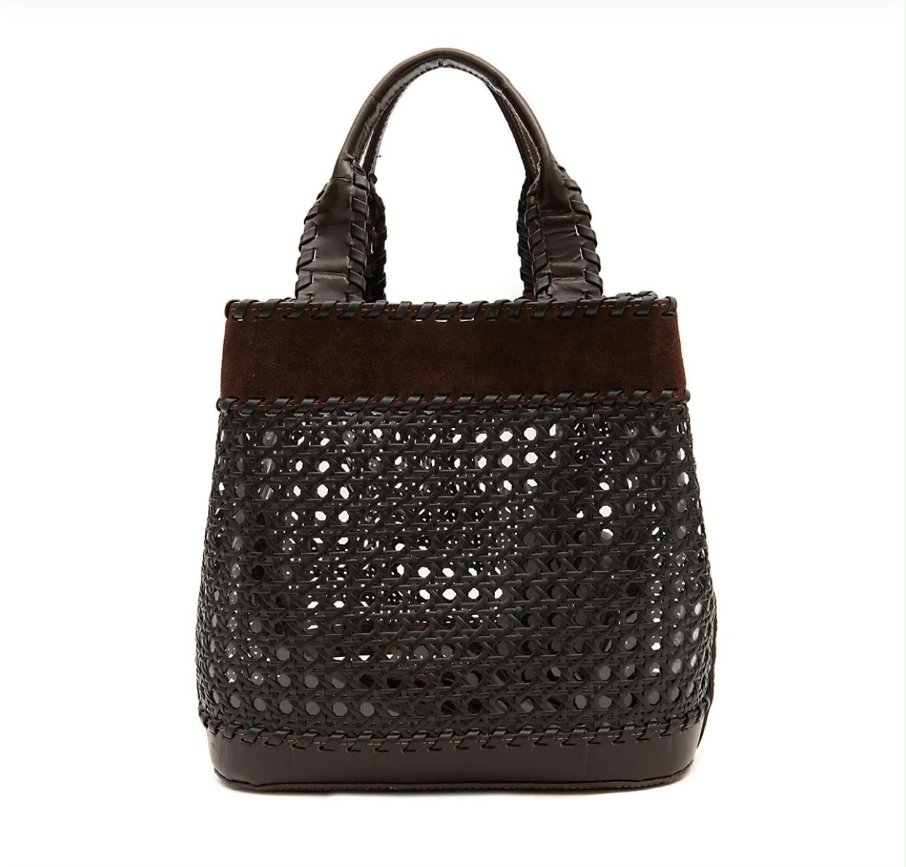 BOLSA TOTE PALHA SEXTAVADA MEDIA CAMURÇA CAFÉ